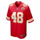 Men's Kansas City Chiefs Cole Christiansen Nike Red Game Player Jersey