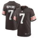 Men's Cleveland Browns Dustin Hopkins Nike  Brown Team Game Jersey