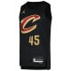 Men's Cleveland Cavaliers Donovan Mitchell Jordan Brand Black Swingman Player Jersey - Statement Edition