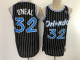 Men's Orlando Magic #32 Shaquille O'neal 1994-95 Black Hardwood Classics Soul Swingman Throwback Jersey