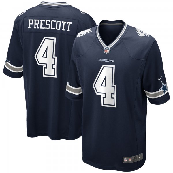 Youth Dallas Cowboys Dak Prescott Nike Navy Game Jersey