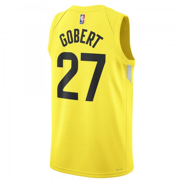 Unisex Utah Jazz Rudy Gobert Nike Gold Swingman Jersey - Icon Edition