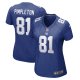 Women's New York Giants Kalil Pimpleton Nike Royal Game Player Jersey