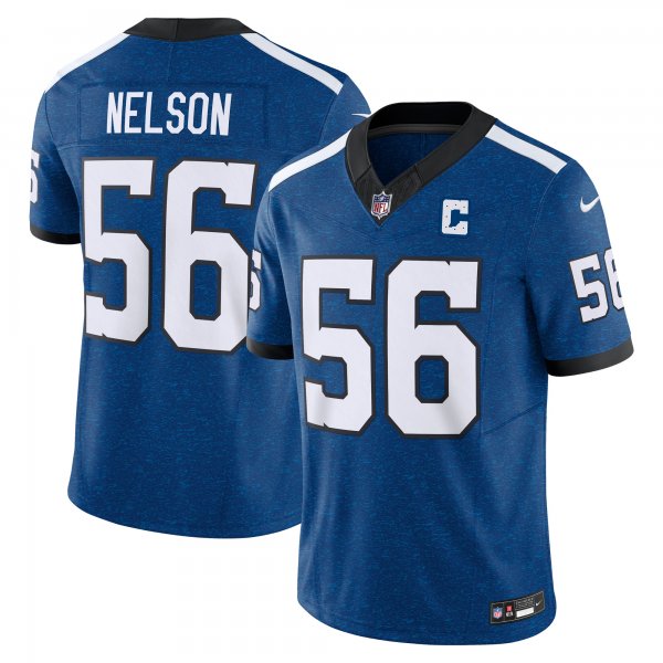 Men's Indianapolis Colts Quenton Nelson Nike Blue Vapor F.U.S.E. Limited Jersey