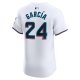 Men's Miami Marlins Avisail Garcia Nike White Home Elite Player Jersey