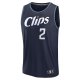 Youth LA Clippers Kawhi Leonard Fanatics Navy Fast Break Jersey - City Edition