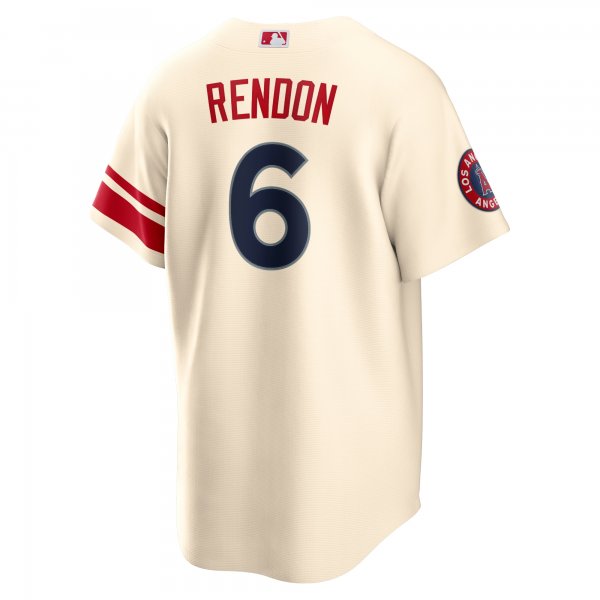 Men's Los Angeles Angels Anthony Rendon Nike Cream City Connect Replica Player Jersey