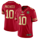 Youth Kansas City Chiefs #10 Isaih Pacheco Vapor Black Red Gold Limited All Stitched Jersey