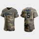 Jon Berti Miami Marlins 2021 National Armed Forces Day MLB Jersey - Camo