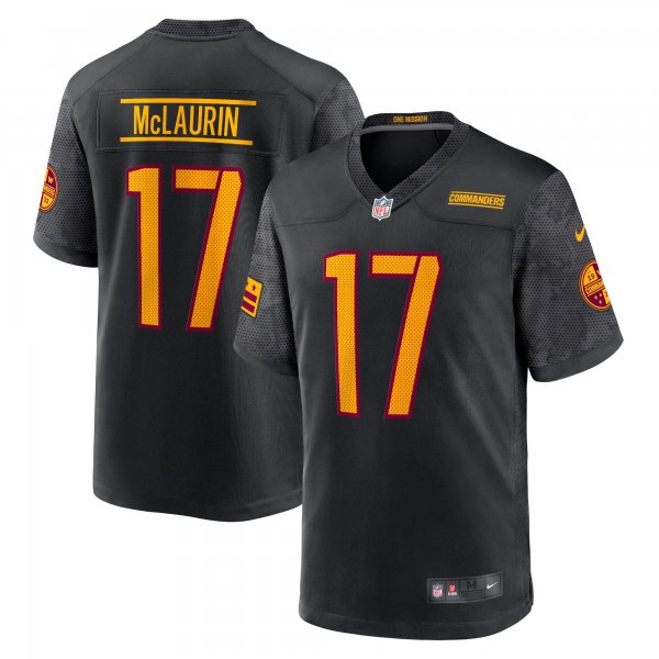 Youth Washington Commanders Terry McLaurin Nike Black Game Jersey