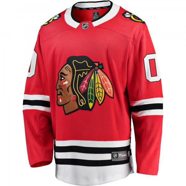 Men's Chicago Blackhawks Fanatics Red Home Breakaway Custom Jersey