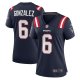 Women's New England Patriots Christian Gonzalez Nike  Navy Team Game Jersey