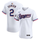 Men's Texas Rangers #2 Marcus Semien Nike White 2024 Gold Collection Elite Player Jersey