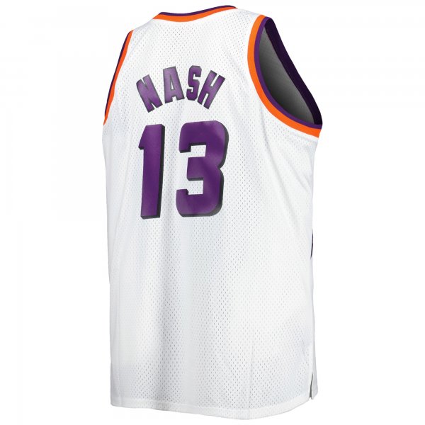 Men's Phoenix Suns Steve Nash Mitchell & Ness White Big & Tall Hardwood Classics 1996/97 Swingman Jersey