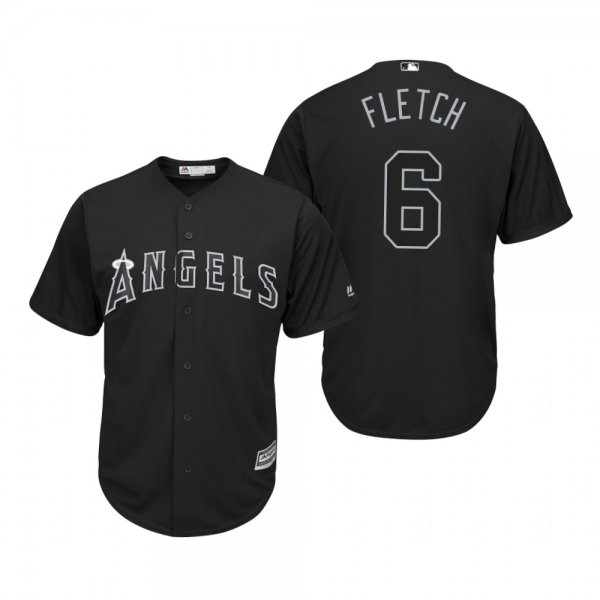 Los Angeles Angels David Fletcher Fletch Black 2019 Players Weekend MLB Jersey