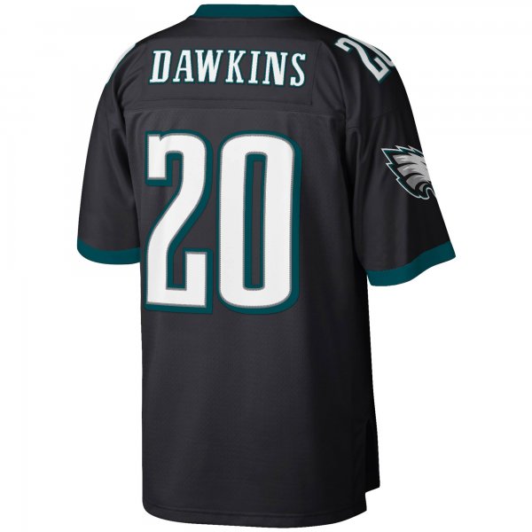 Men's Philadelphia Eagles Brian Dawkins Mitchell & Ness Black Legacy Replica Jersey