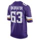 Men's Minnesota Vikings Chim Okorafor Nike Purple Team Game Jersey