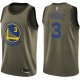 Golden State Warriors #3 Jordan Poole Green NBA Swingman Salute to Service Jersey