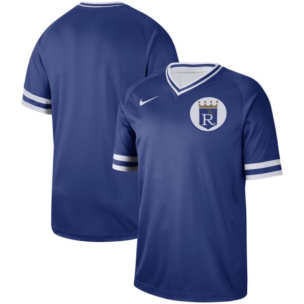 Men's Nike Kansas City Blank Royals Royal Cooperstown Collection Legend V-Neck MLB Jersey