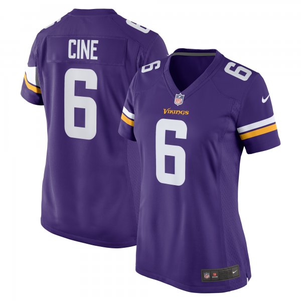 Women's Minnesota Vikings Lewis Cine Nike Purple Game Player Jersey