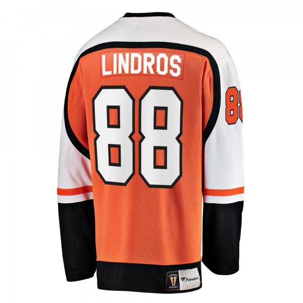 Men's Philadelphia Flyers Eric Lindros Fanatics Orange Premier Breakaway Retired Player Jersey