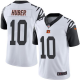 Nike Cincinnati Bengals #10 Kevin Huber White Men's Stitched NFL Limited New Color Rush Jersey