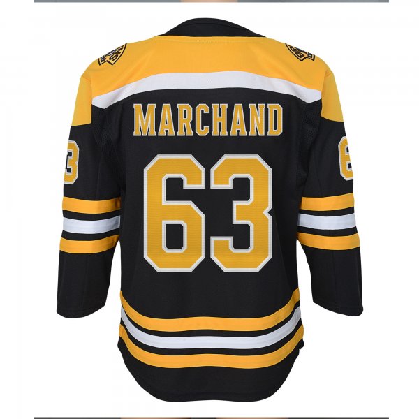 Youth Boston Bruins Brad Marchand Black Home Premier Player Jersey