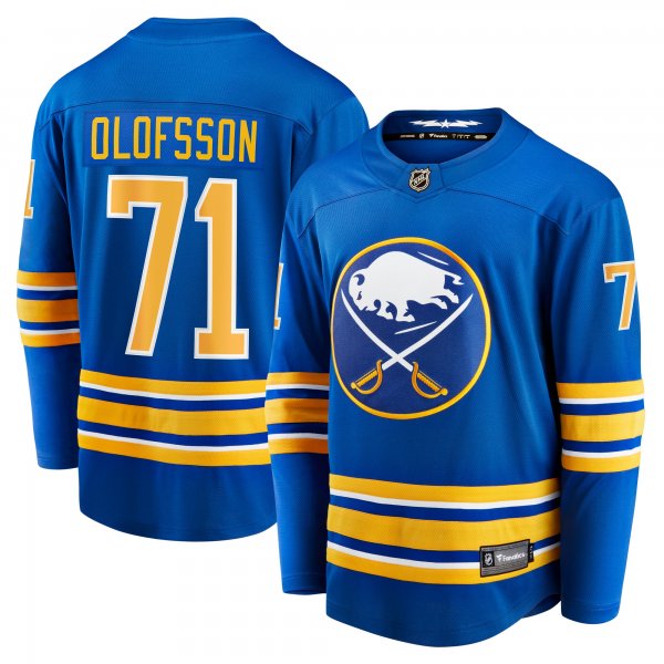 Men's Buffalo Sabres Victor Olofsson Fanatics Royal Breakaway Player Jersey