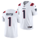 Men's New England Patriots #1 Cam Newton White 2020 Vapor Limited Jersey