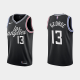 Men's Los Angeles Clippers #13 Paul George 2022-23 City Edition Black NBA Jersey