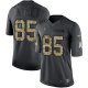 Youth Nike San Francisco 49ers #85 George Kittle Limited 2016 Salute to Service Black NFL Jersey