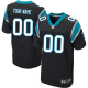 Nike Carolina Panthers Customized Black Stitched Elite Men's NFL Jersey