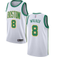 Boston Celtics #8 Kemba Walker White NBA Swingman City Edition 2018/19 Jersey