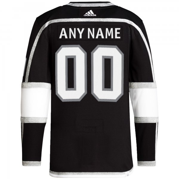 Men's Los Angeles Kings  adidas Black Home  Primegreen Custom Jersey