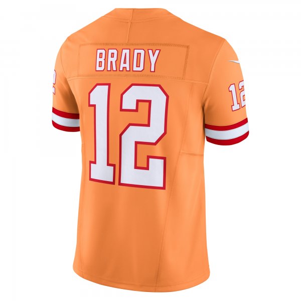 Men's Tampa Bay Buccaneers Tom Brady Nike Orange Vapor F.U.S.E. Limited Jersey