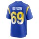 Men's Los Angeles Rams Kevin Dotson Nike  Royal  Game Jersey