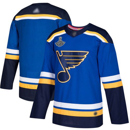 St. Louis Blues Blank Blue Home Stanley Cup Final Bound Stitched Youth NHL Jersey