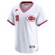 Men's Cincinnati Reds Barry Larkin Nike White Throwback Cooperstown Limited Jersey