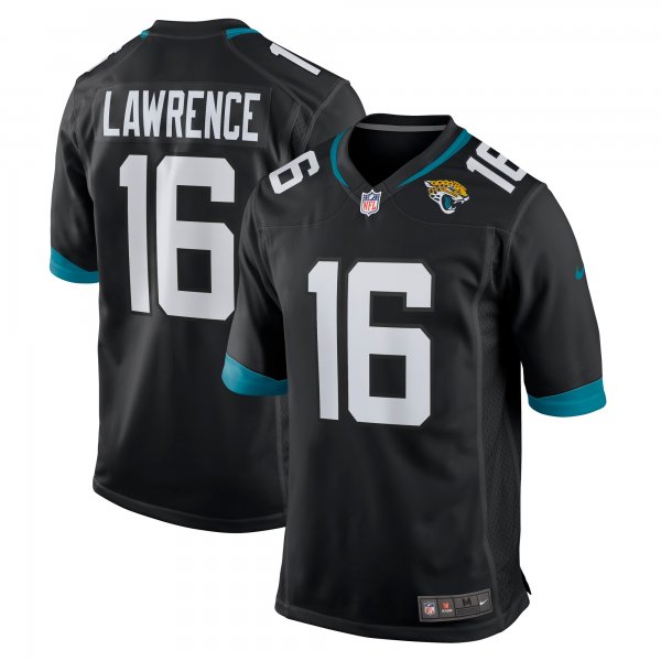 Men's Jacksonville Jaguars Trevor Lawrence Nike Black Alternate Player Game Jersey