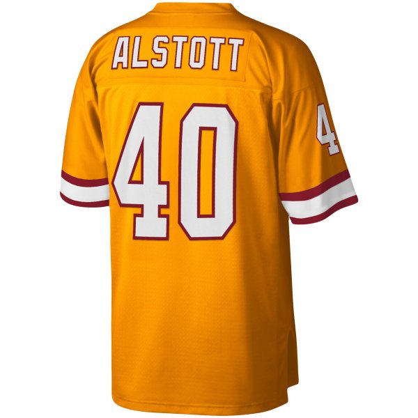 Men's Tampa Bay Buccaneers Mike Alstott Mitchell & Ness Orange Big & Tall 1996 Retired Player Replica Jersey