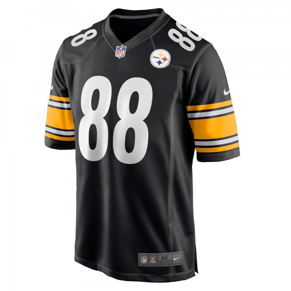 Men's Pittsburgh Steelers Pat Freiermuth Nike Black Game Jersey