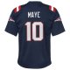 Youth New England Patriots Drake Maye Nike Navy 2024 NFL Draft First Round Pick Player Game Jersey