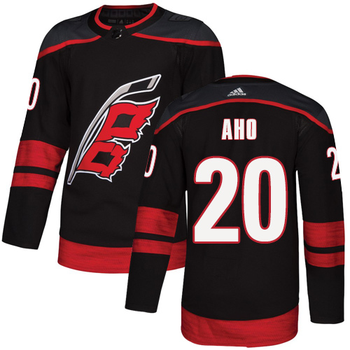 Adidas Carolina Hurricanes #20 Sebastian Aho Black Alternate Stitched Youth NHL Jersey