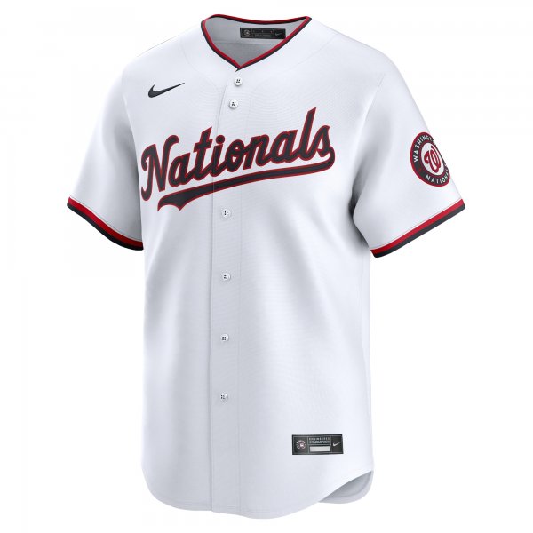 Men's Washington Nationals Drew Millas Nike White Home Limited Player Jersey