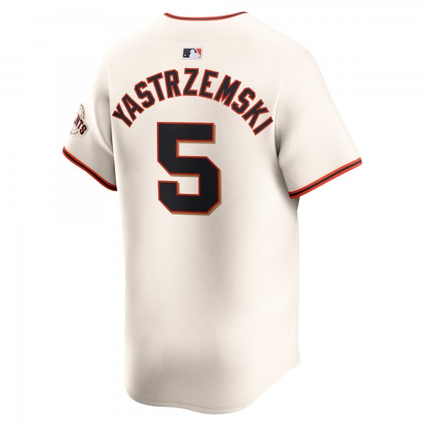 Men's San Francisco Giants Mike Yastrzemski Nike Cream Home Limited Player Jersey