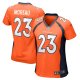 Women's Denver Broncos Fabian Moreau Nike  Orange Team Game Jersey