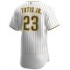 Men's San Diego Padres Fernando TatÃÂ­s Jr. Nike White/Brown Home Player Jersey