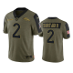 Denver Broncos Patrick Surtain II Olive 2021 Salute To Service Men's Limited NFL Jersey