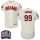 Cleveland Indians #99 Ricky Vaughn Cream Flexbase Collection 2016 World Series Bound Stitched MLB Jersey