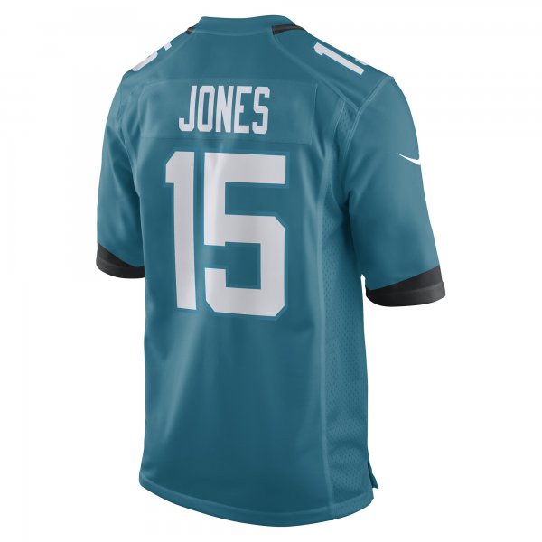 Men's Jacksonville Jaguars Tim Jones Nike Teal Game Player Jersey